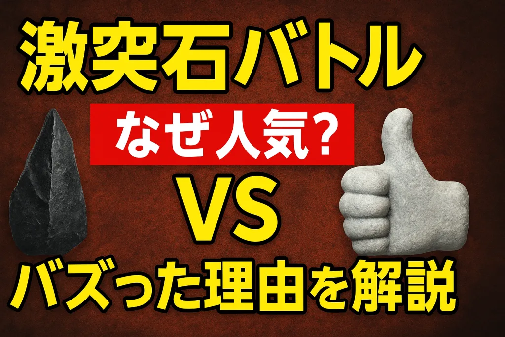 激突石バトルはなぜ人気？“しょうもなさ”が逆に刺さるネット民の熱狂