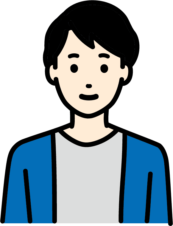 男のイラスト